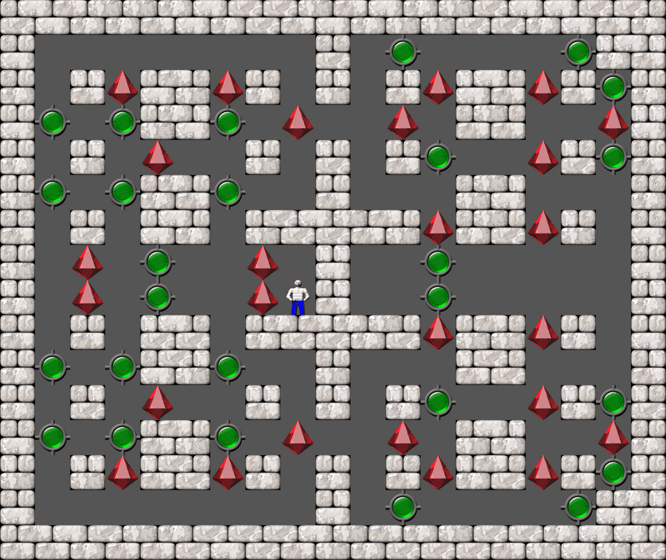 Сокобан More Bugs collections уровень 18